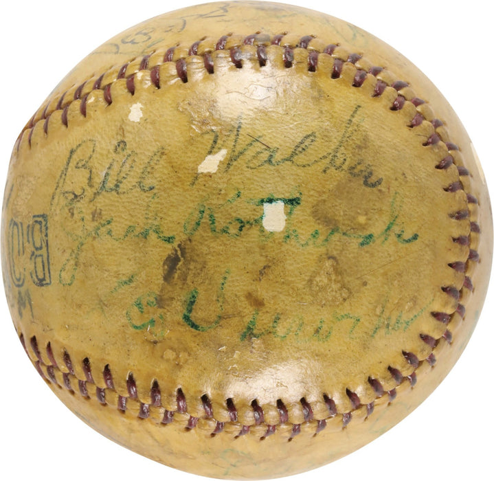 1934 St. Louis Cardinals World Series Champs Team Signed Baseball PSA DNA COA