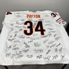 NFL Hall Of Fame Multi Signed Walter Payton Jersey With 40+ Signatures JSA COA