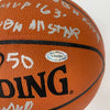 Bill Russell Full Name Signed Heavily Inscribed STAT Basketball JSA COA