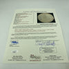 Goose Goslin, Sam Rice, Bucky Harris 1928 Senators & Indians Signed Baseball JSA