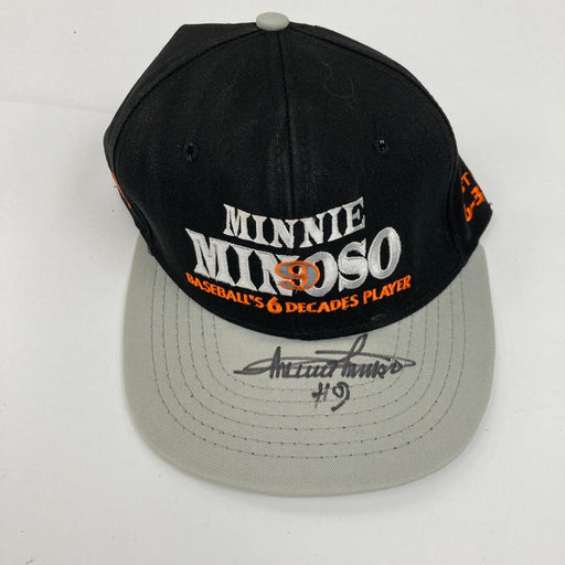 Minnie Minoso Signed Baseball's 6 Decades Player Hat Cap JSA COA