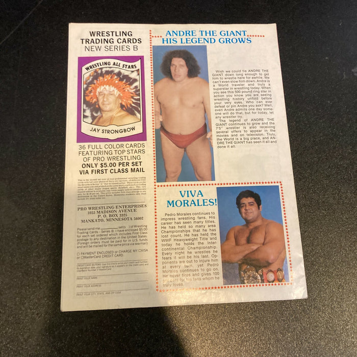 Jimmy Snuka Signed Autographed 1983 WWF Wrestling Program With JSA COA