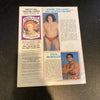 Jimmy Snuka Signed Autographed 1983 WWF Wrestling Program With JSA COA