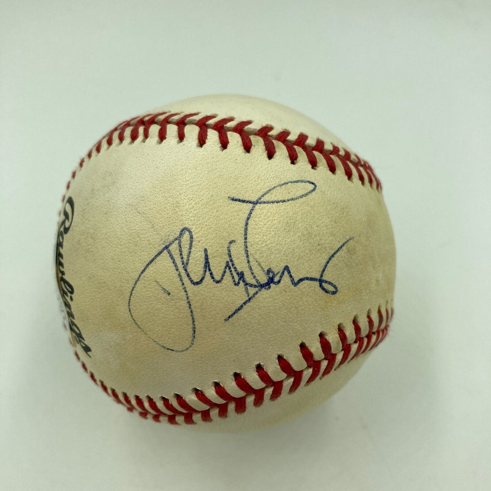Jerry Lewis Single Signed National League Baseball Beckett COA
