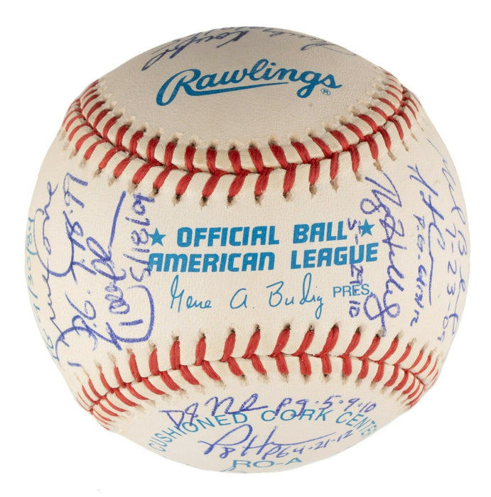 Extraordinary Perfect Game Pitchers Signed Baseball Complete With 18 Sigs PSA