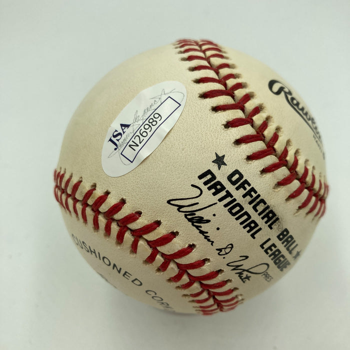 Bob Gibson Signed Official National League Baseball JSA COA