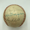 Ray Schalk Lloyd Waner Red Ruffing & 1968 Tigers Signed Baseball JSA COA
