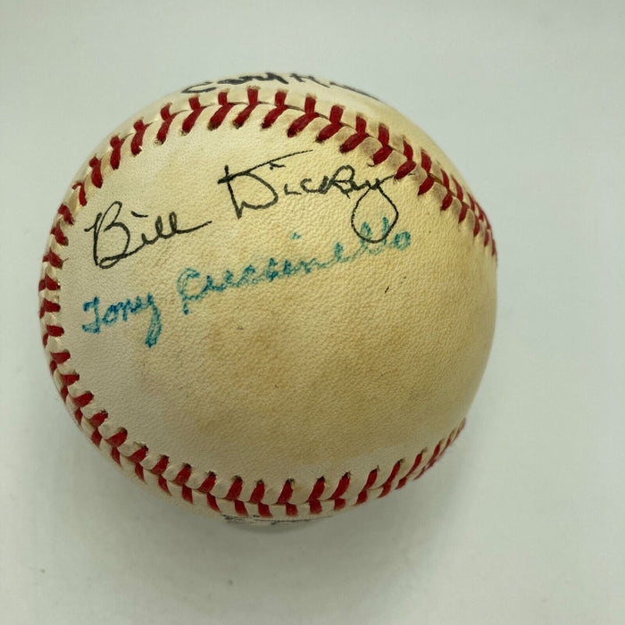 1933 Inaugural First Ever All Star Game Team Signed Baseball Beckett COA