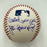 John Sterling Signed Heavily Inscribed STAT Baseball JSA COA RARE!
