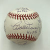 Hall Of Fame Multi Signed Inscribed Baseball 12 Sigs Ozzie Smith Bob Gibson JSA