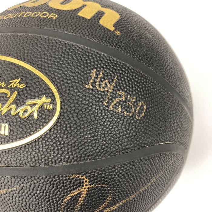 Michael Jordan Final Shot June 14, 1998 Signed Basketball UDA & PSA DNA COA