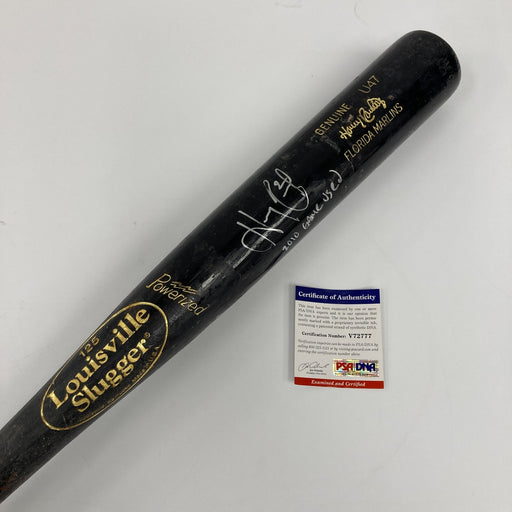 Hanley Ramirez Signed 2010 Game Used Louisville Slugger Baseball Bat PSA DNA COA