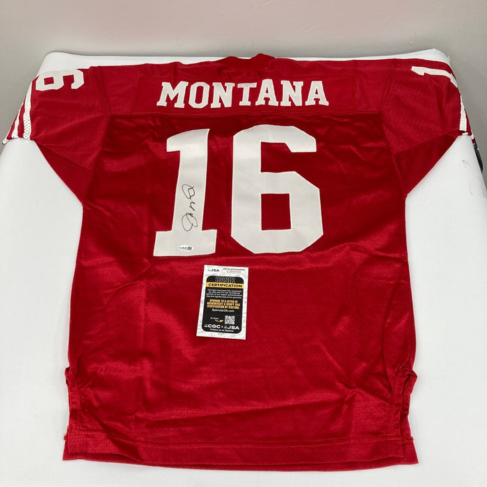 Joe Montana Signed Wilson San Francisco 49ers Jersey UDA Holo & JSA COA