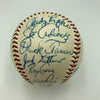 Stunning  1956-1957 Milwaukee Braves Team Signed NL Baseball Hank Aaron JSA COA