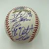 2017 Cleveland Indians Team Signed Official World Series Baseball JSA COA