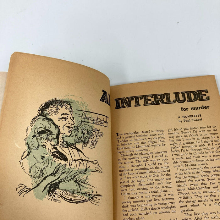 Alfred Hitchcock Signed 1958 Mystery Magazine Book JSA COA