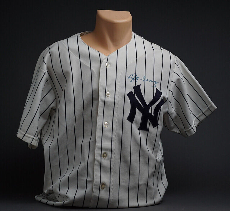 Lefty Gomez Signed 1970's New York Yankees Game Used Uniform Jersey With JSA COA