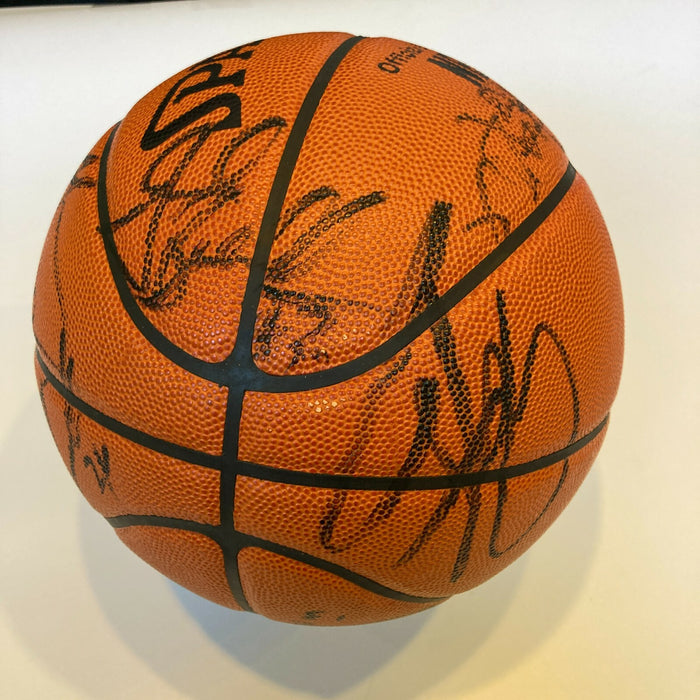 Michael Jordan 1997-98 Chicago Bulls Team Signed Basketball "The Last Dance" JSA