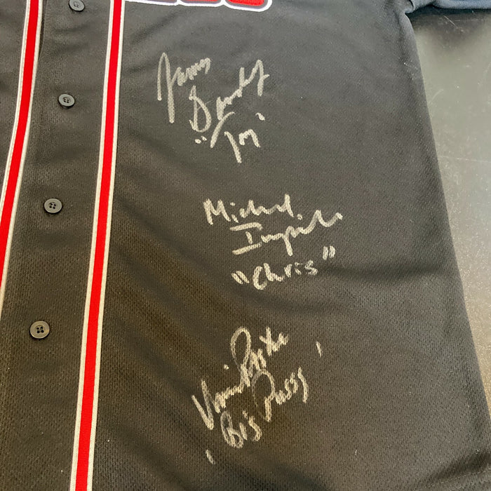 The Sopranos Cast Multi Signed Baseball Jersey With James Gandolfini Steiner COA