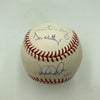 Rare Derek Jeter & Don Mattingly Yankees Living Captains Signed Baseball Steiner