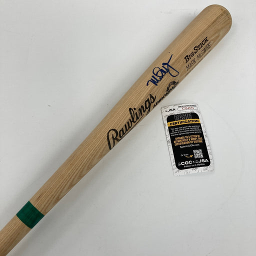 Mark McGwire Signed 1980's Rawlings Big Stick Game Model Baseball Bat JSA COA