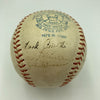 1936 New York Yankees World Series Champs Team Signed Baseball Lou Gehrig JSA