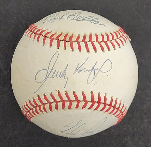 Sandy Koufax & Nolan Ryan Signed National League Baseball JSA COA