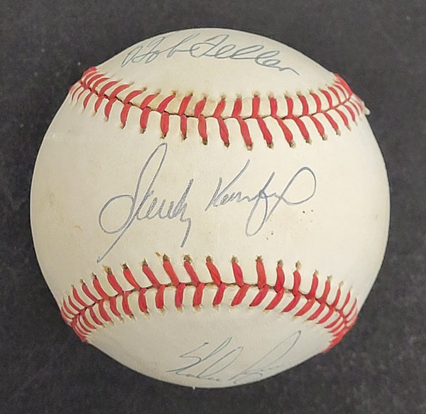 Sandy Koufax & Nolan Ryan Signed National League Baseball JSA COA