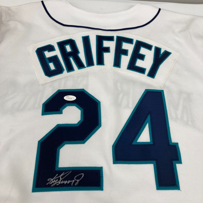 Ken Griffey Jr. Signed 1990's Russell Seattle Mariners Authentic Jersey JSA COA