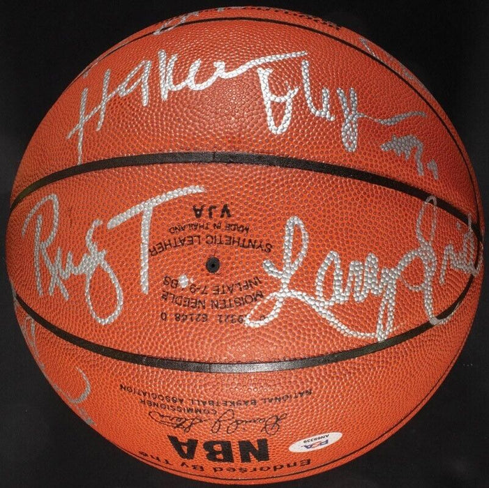 1994-95 Houston Rockets NBA Champions Team Signed NBA Basketball PSA DNA COA