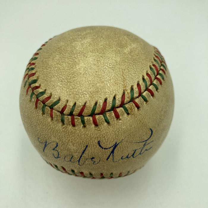 Stunning Babe Ruth Single Signed Autographed Baseball JSA COA