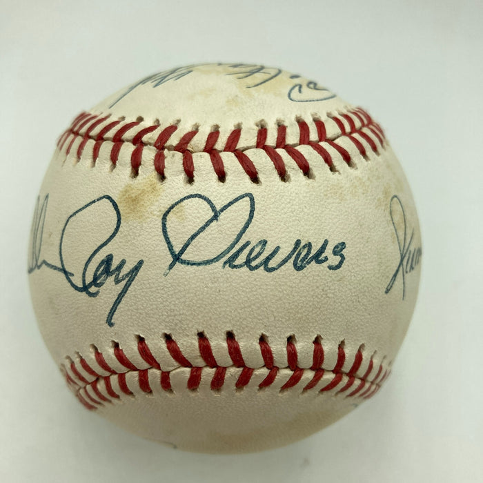 Rookie Of The Year Winners Multi Signed Baseball 11 Sigs JSA COA