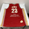 Lebron James "2004 Rookie Of The Year" Signed Cleveland Cavaliers Jersey UDA JSA