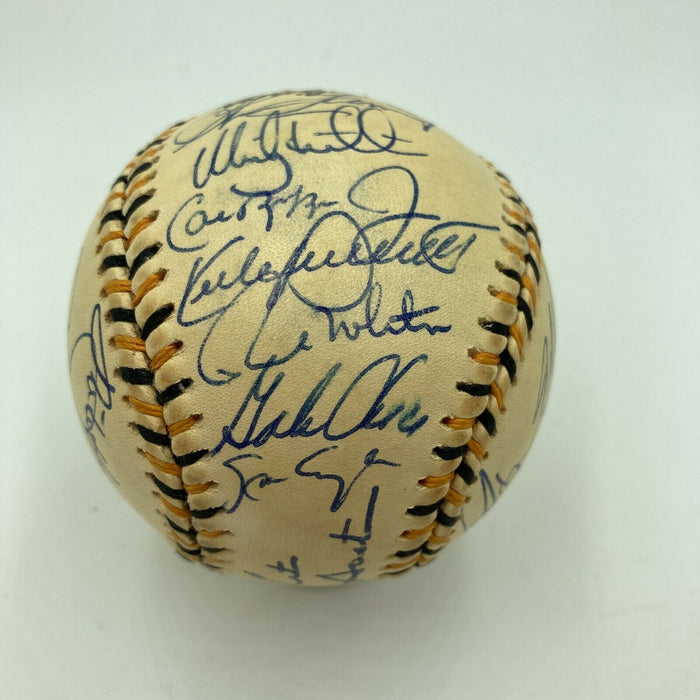 1994 All Star Game Team Signed Baseball Kirby Puckett Cal Ripken Jr. JSA COA