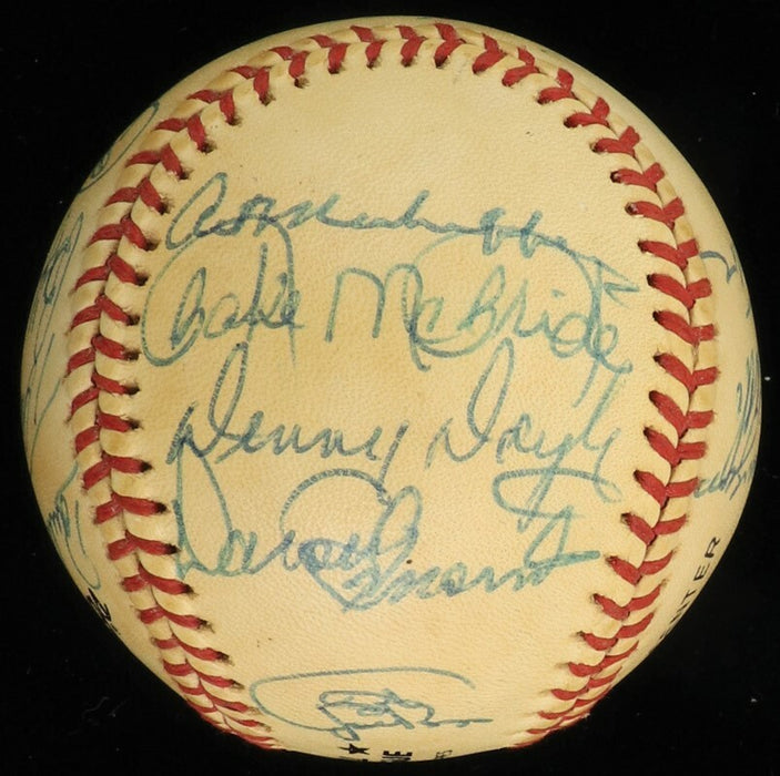 Philadelphia Phillies Legends Multi Signed Baseball Richie Ashburn PSA DNA COA