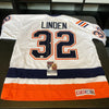 Trevor Linden Signed Authentic New York Islanders Game Model Jersey With JSA COA