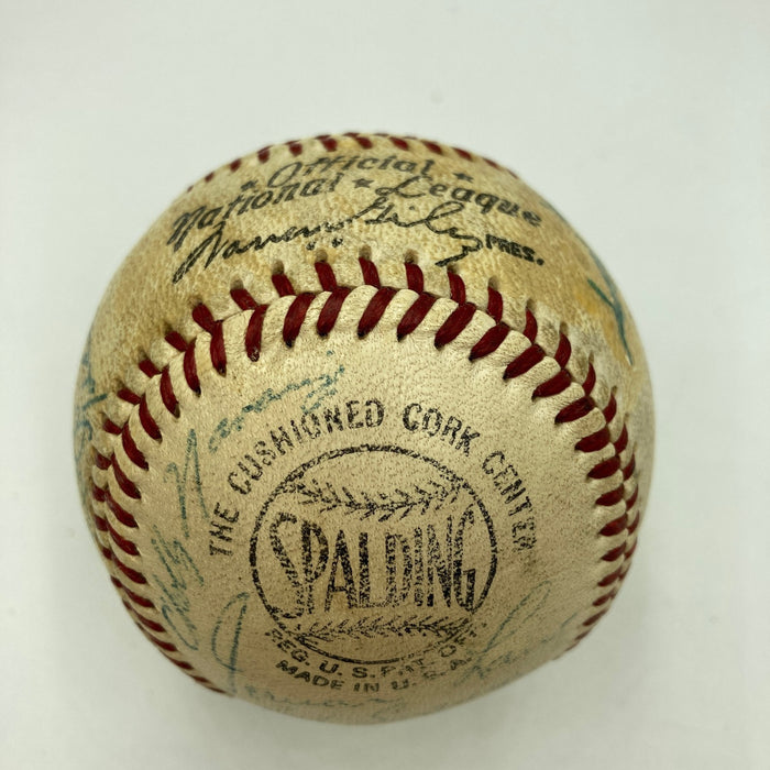 Roberto Clemente 1956 Pittsburgh Pirates Team Signed Baseball PSA DNA COA