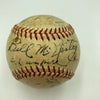 1952 World Series Game Used Baseball Signed By Attendees & Umpires JSA COA