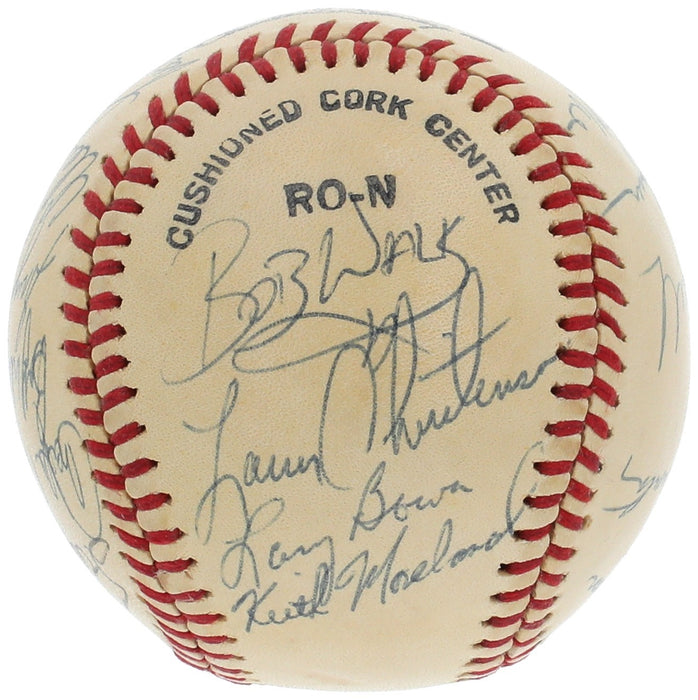 1980 Philadelphia Phillies World Series Champs Team Signed Baseball JSA COA