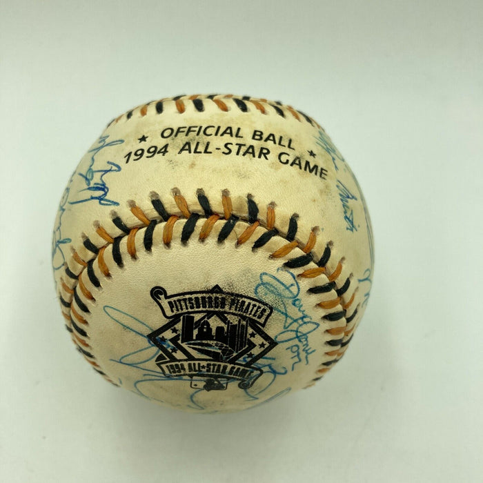 1994 All Star Game National League Team Signed Baseball Barry Bonds PSA DNA COA