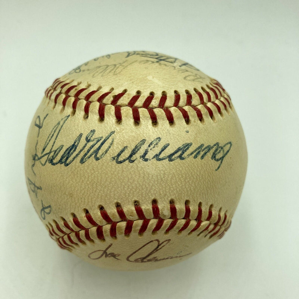 Ted Williams 1970 Washington Senators Team Signed American League Baseball JSA