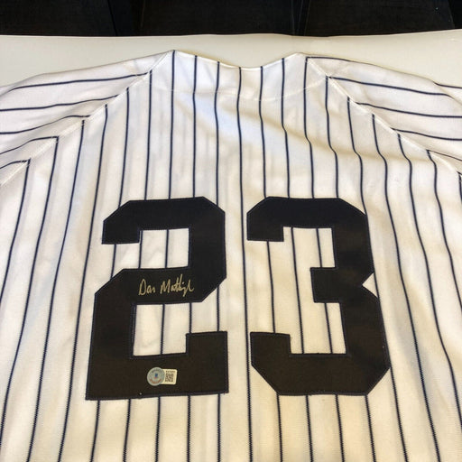 Don Mattingly Signed Authentic 1990's Russell Game Model Jersey Beckett Hologram