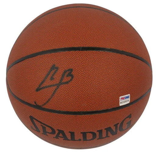 Lebron James Pre Rookie 2003 High School Era Single Signed Basketball PSA DNA