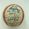 1999 NY Yankees World Series Champs Team Signed Baseball Derek Jeter JSA COA