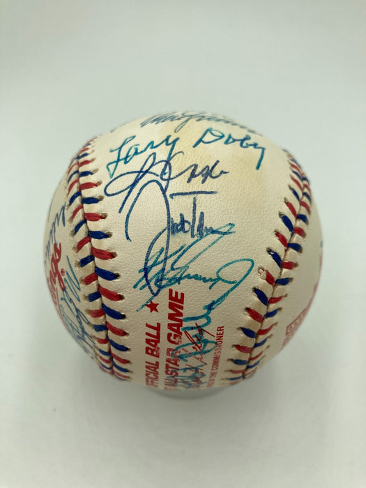 1997 All Star Game Team Signed Baseball Ken Griffey Jr. Mark Mcgwire 30 Sigs JSA
