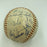 Beautiful HOF Multi Signed Baseball Joe Mccarthy Ernie Banks Stan Musial JSA COA