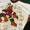 1997-97 Phoenix Coyotes Team Signed Authentic Starter Game Model Jersey JSA COA