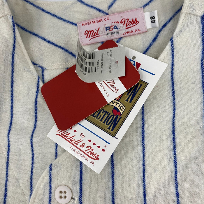 Tom Seaver Signed Inscribed STATS New York Mets Mitchell & Ness Jersey PSA DNA