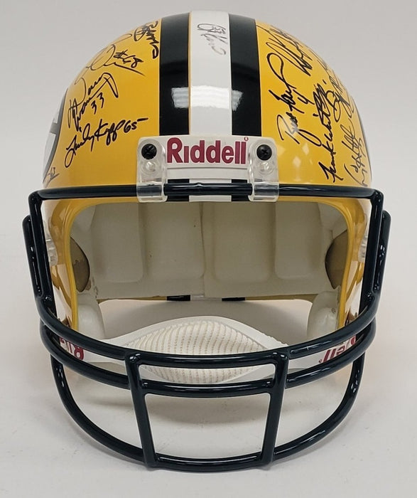 1996 Green Bay Packers Super Bowl Champs Team Signed Full Size Helmet JSA COA