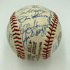 Mickey Mantle Joe DiMaggio 1970's Yankees Old Timers Day Signed Baseball JSA COA